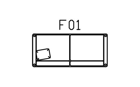 Preview of the Sofa, two and a half seater, 2000 symbol, block SCA_SOFA_25