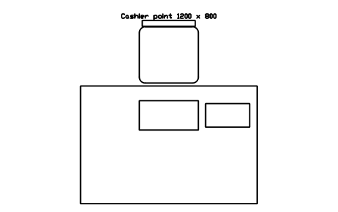 Preview of the Cashier point 1200 x 800 symbol, block SCH_CANTEEN_CASHIER