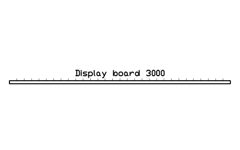 Preview of the Display board 3000 symbol, block SCH_DISPLAY_BOARD_3000