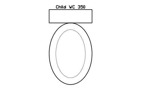 Preview of the Child WC 350 symbol, block SCH_KG_WC