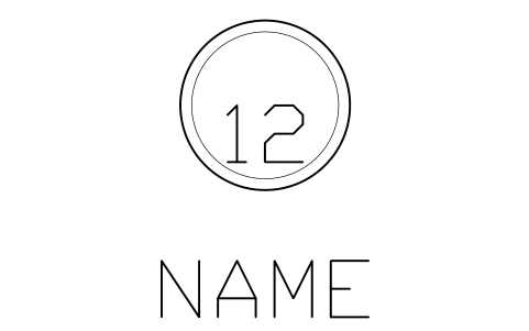Preview of the Seat number and student name symbol, block SCH_SEAT_TAG