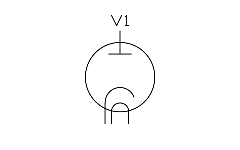 Anteprima del simbolo Diode, indirect heated, blocco SEM_BORROWED_DIODE_INDIRECT_HEATED