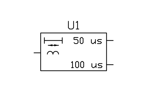 Anteprima del simbolo Delay element, magnetostr., blocco SEM_S00609_DELAY_ELEMENT_MAGNETOSTR