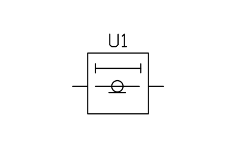 Anteprima del simbolo Delay element, coaxial, blocco SEM_S00610_DELAY_ELEMENT_COAXIAL