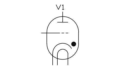 Anteprima del simbolo Triode, gas-filled, indirect, blocco SEM_S00745_TRIODE_GAS_FILLED_INDIRECT