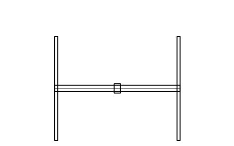 Preview of the Engine room overhead crane symbol, block SHP_BEAM_CRANE