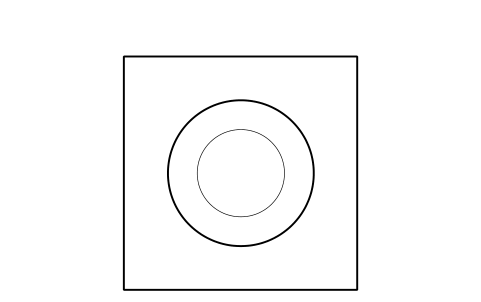Preview of the Mooring bollard, single symbol, block SHP_BOLLARD_1