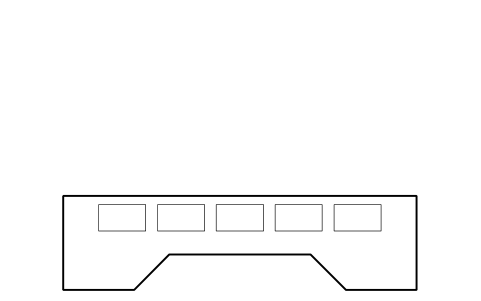 Preview of the Navigation console, plan symbol, block SHP_BRIDGE_CONSOLE