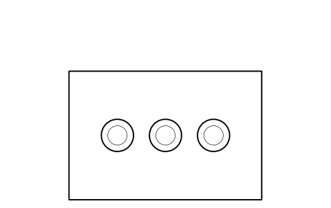 Preview of the Bunker station, plan symbol, block SHP_BUNKER_STN