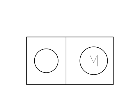 Preview of the Air compressor, plan symbol, block SHP_COMPRESSOR