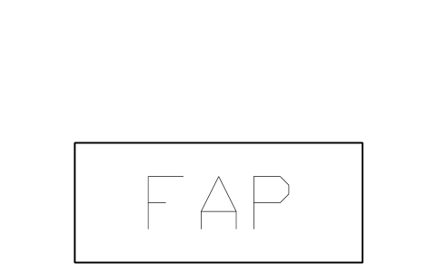Preview of the Fire alarm panel symbol, block SHP_FIRE_PANEL