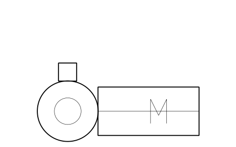 Preview of the Main fire pump symbol, block SHP_FIRE_PUMP