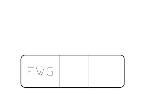 Preview of the Fresh water generator symbol, block SHP_FWG