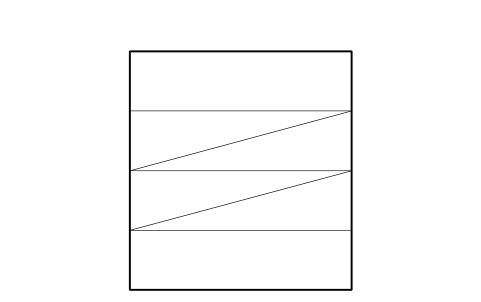 Preview of the Hatch cover, folding symbol, block SHP_HATCH_FOLD