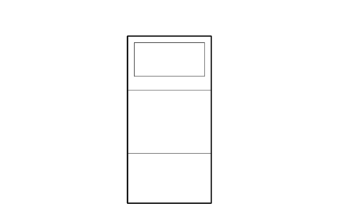 Preview of the Hospital bed symbol, block SHP_HOSPITAL_BED