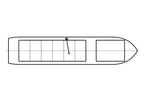 Preview of the Offshore supply vessel, plan symbol, block SHP_L_OSV