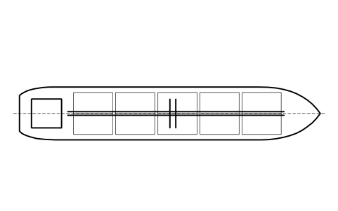 Preview of the Oil tanker, plan symbol, block SHP_L_TANKER