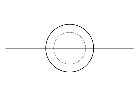 Preview of the Mast, plan symbol, block SHP_MAST_PLAN