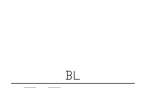 Preview of the Base line mark symbol, block SHP_MK_BL