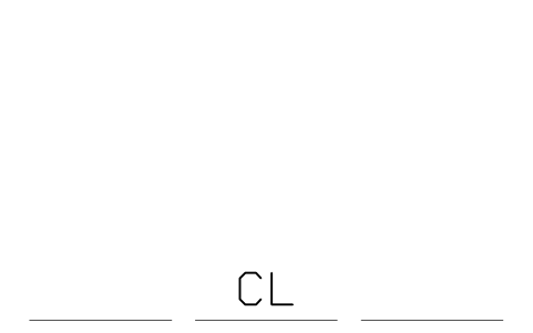 Preview of the Centre line mark symbol, block SHP_MK_CL