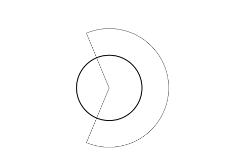 Preview of the Masthead light, 225 degrees symbol, block SHP_NAVLIGHT_MH