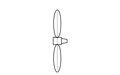 Preview of the Propeller, profile symbol, block SHP_PROP_PROF