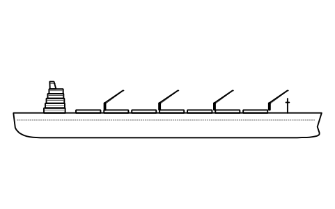 Preview of the Bulk carrier, profile symbol, block SHP_P_BULK