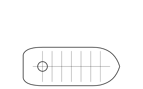 Preview of the Rescue boat symbol, block SHP_RESCUE_BOAT