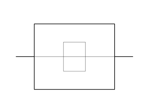 Preview of the Thrust bearing symbol, block SHP_THRUST