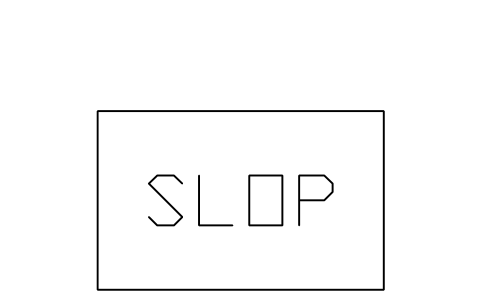 Preview of the Slop tank symbol, block SHP_TK_SLOP