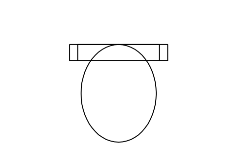 Preview of the Toilet, plan symbol, block SHP_WC