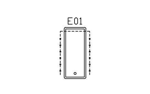 Vorschau des Symbols Nassbehandlungsliege, 2000 x 850, Block SPA_BED_WET