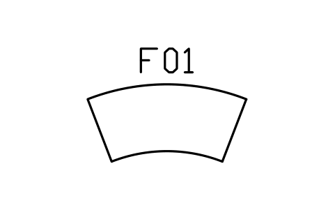 Vorschau des Symbols Empfangstheke, gebogen, 2800, Block SPA_DESK_CURVED