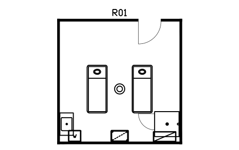 Vorschau des Symbols Paarmassageraum, 4800 x 4800, Block SPA_ROOM_COUPLES