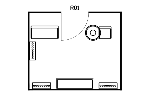 Vorschau des Symbols Empfang und Verkauf, 6000 x 5000, Block SPA_ROOM_RECEPTION