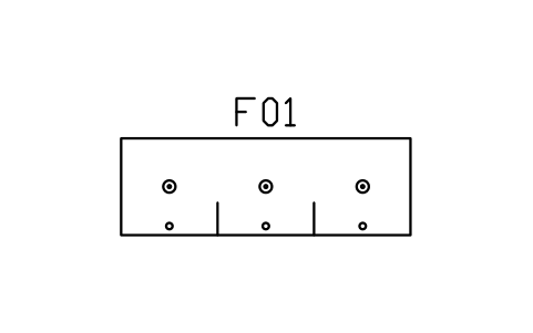 Vorschau des Symbols Offene Duschreihe, 3 Köpfe, 2700, Block SPA_SHOWER_OPEN_3