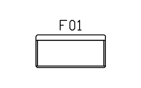 Vorschau des Symbols Wartesofa, 1800 x 850, Block SPA_WAIT_SOFA