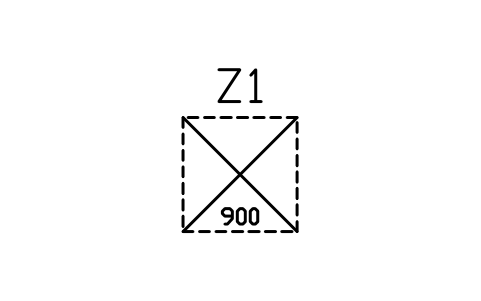 Vorschau des Symbols Duschzugang, 900, Block SPA_ZONE_SHOWER_900