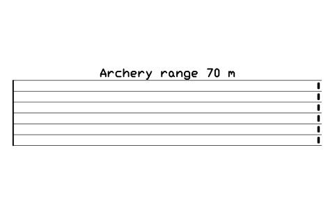 Archery range 70 m sembolünün önizlemesi, blok SPT_ARCHERY_70