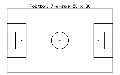 Football 7-a-side 50 x 30 sembolünün önizlemesi, blok SPT_FB7_50X30