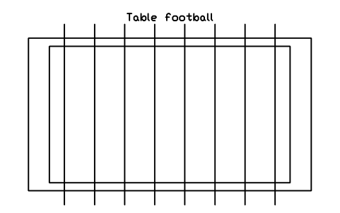Table football sembolünün önizlemesi, blok SPT_FOOSBALL
