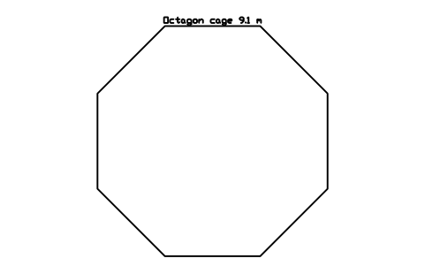 Octagon cage 9.1 m sembolünün önizlemesi, blok SPT_MMA_OCTAGON