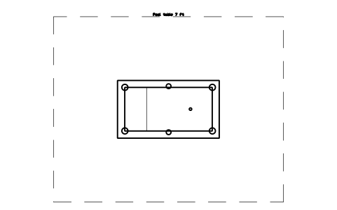 Pool table 7 ft sembolünün önizlemesi, blok SPT_POOL_7