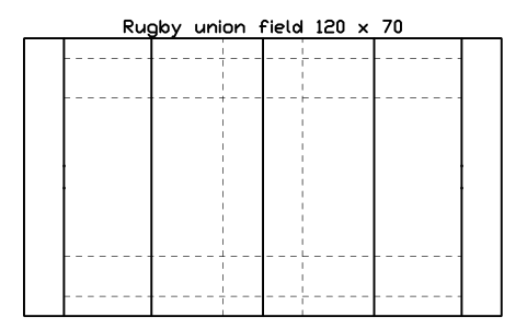 Anteprima del simbolo Rugby union field 120 x 70, blocco SPT_RUGBY