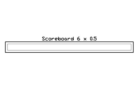 Anteprima del simbolo Scoreboard 6 x 0.5, blocco SPT_SCOREBOARD