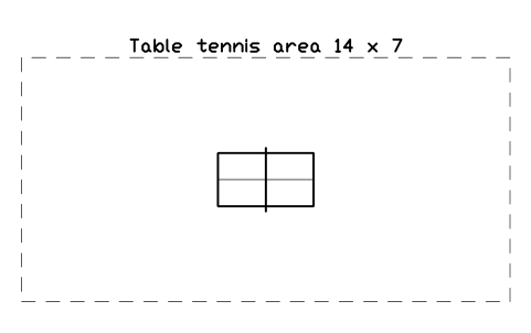 Anteprima del simbolo Table tennis area 14 x 7, blocco SPT_TABLE_TENNIS_AREA