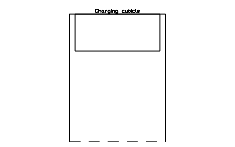 Aperçu du symbole Changing cubicle, bloc SFE_CHANGING_CUBICLE
