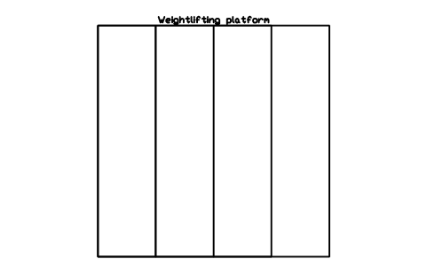Aperçu du symbole Weightlifting platform, bloc SFE_LIFTING_PLATFORM