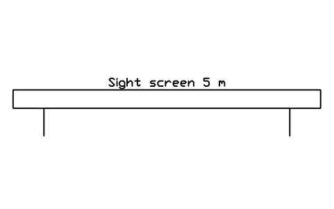 Aperçu du symbole Sight screen 5 m, bloc SFE_SIGHT_SCREEN