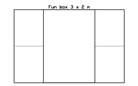 Aperçu du symbole Fun box 3 x 2 m, bloc SFE_SK_FUN_BOX
